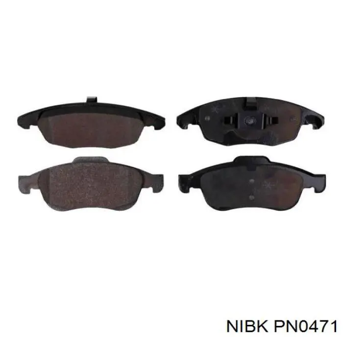 PN0471 Nibk Колодки передние