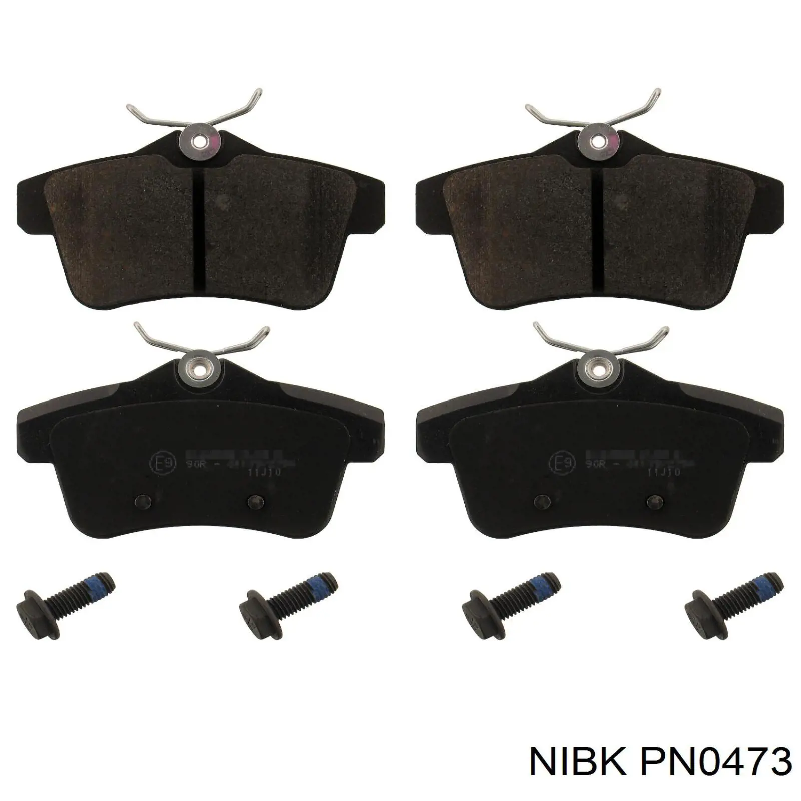 PN0473 Nibk Колодки тормозные дисковые комплект