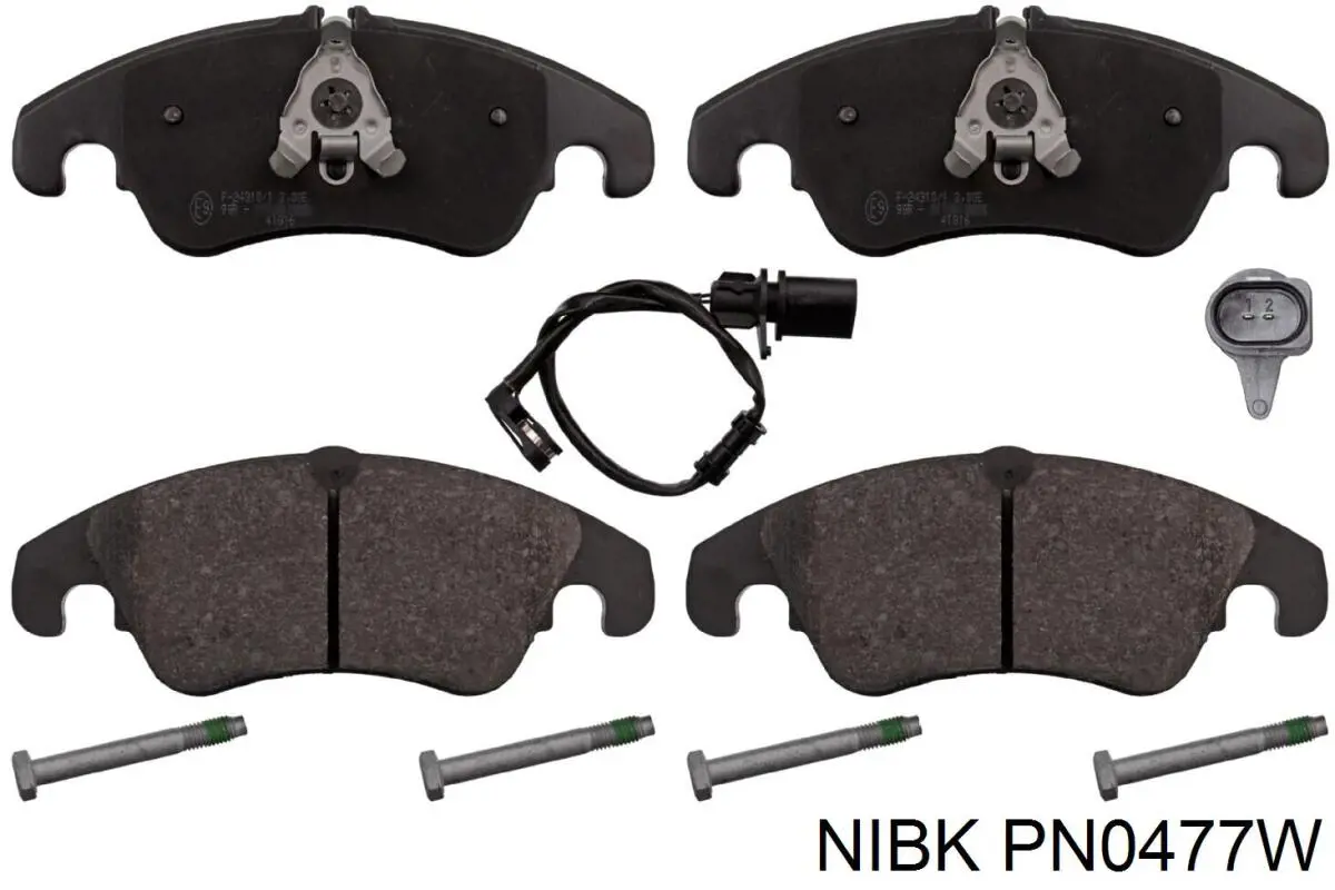 Передние тормозные колодки PN0477W Nibk