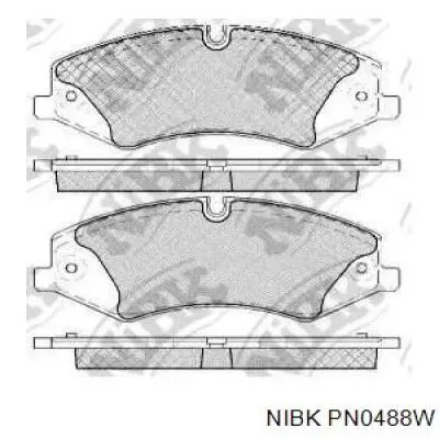 Передние тормозные колодки PN0488W Nibk