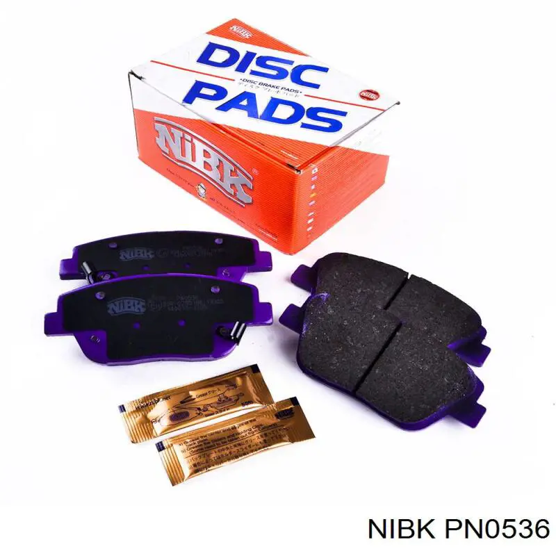 Передние тормозные колодки PN0536 Nibk