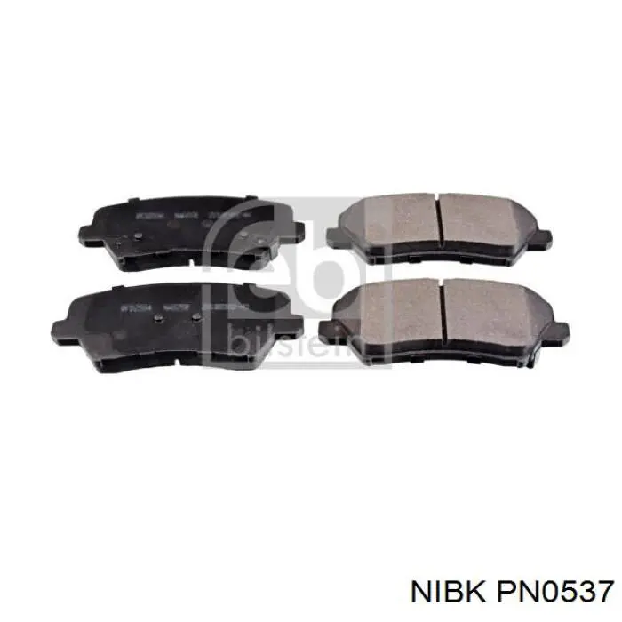 Купить PN0537 Nibk Колодки тормозные