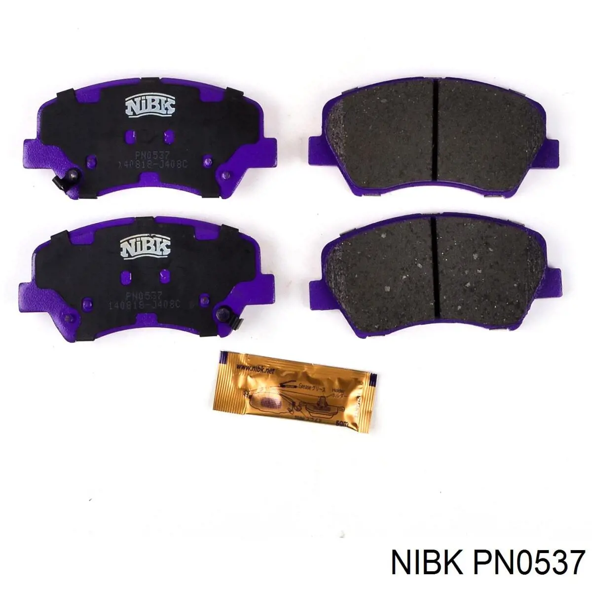 PN0537 Nibk Колодки передние