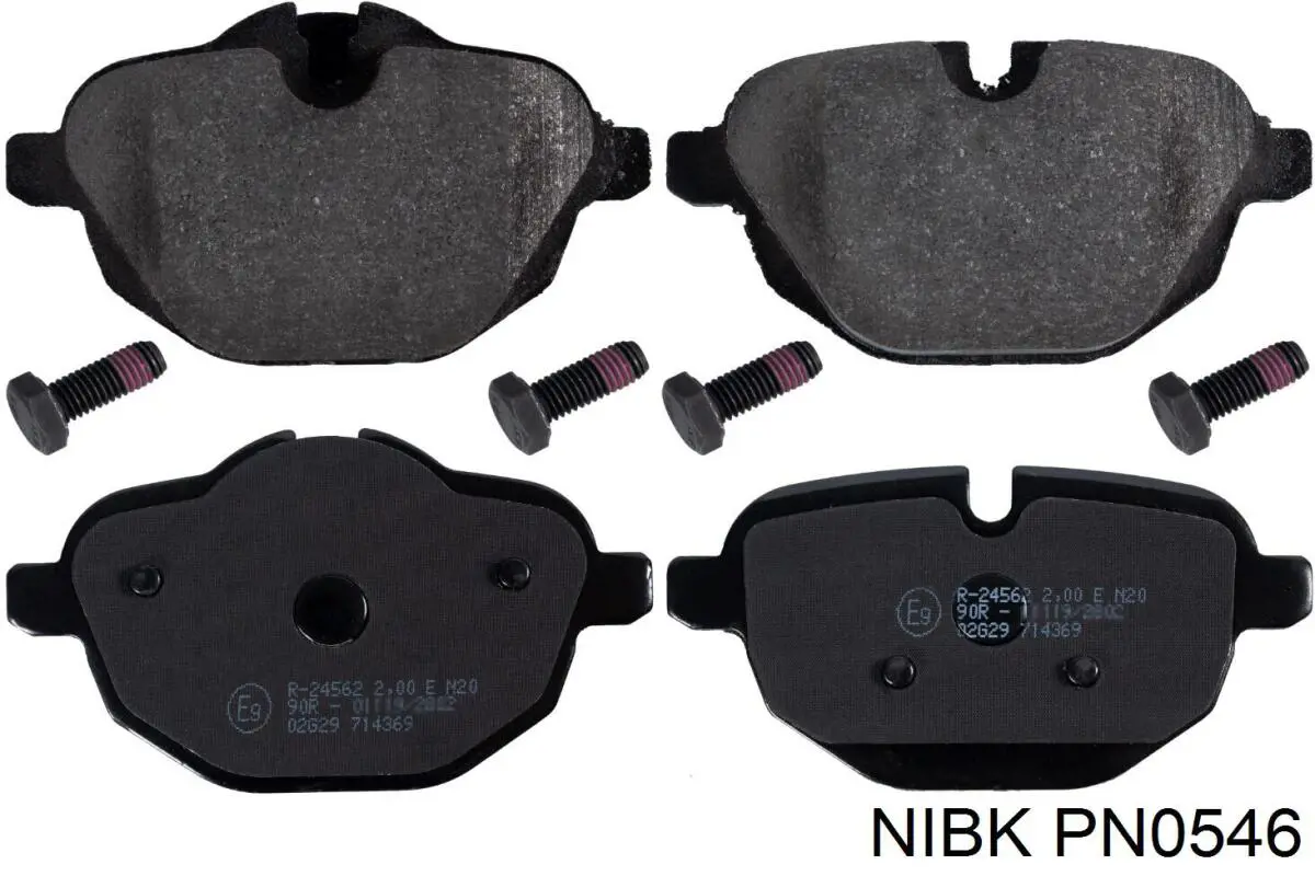 PN0546 Nibk Колодки тормозные дисковые комплект