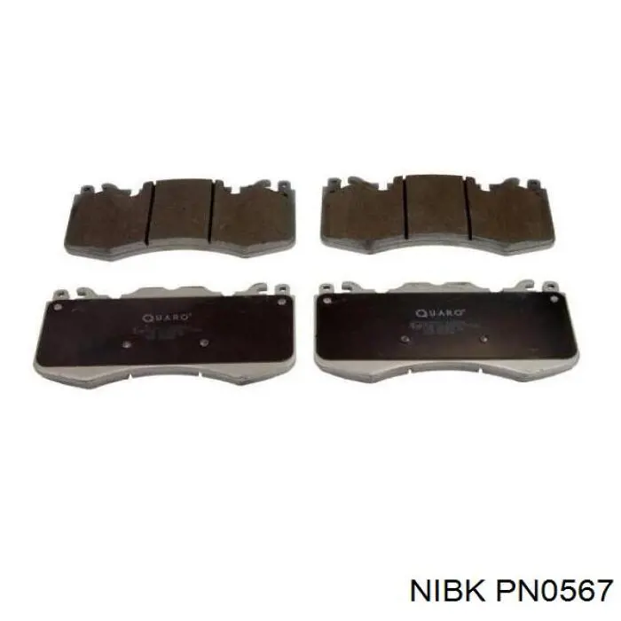 Купить PN0567 Nibk Колодки тормозные
