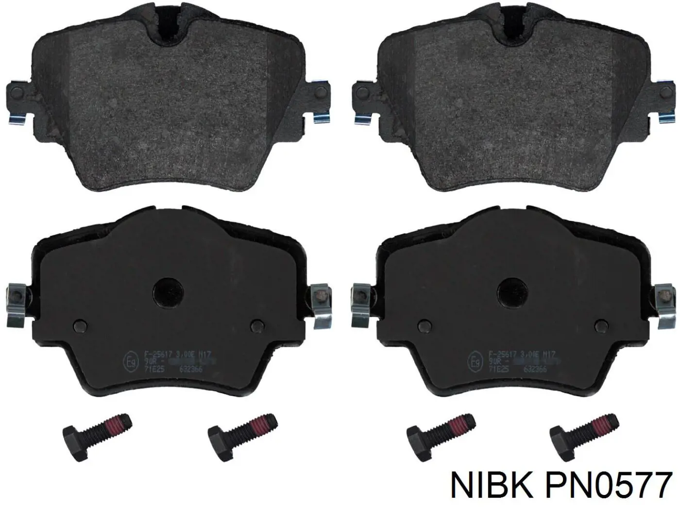 PN0577 Nibk Колодки передние