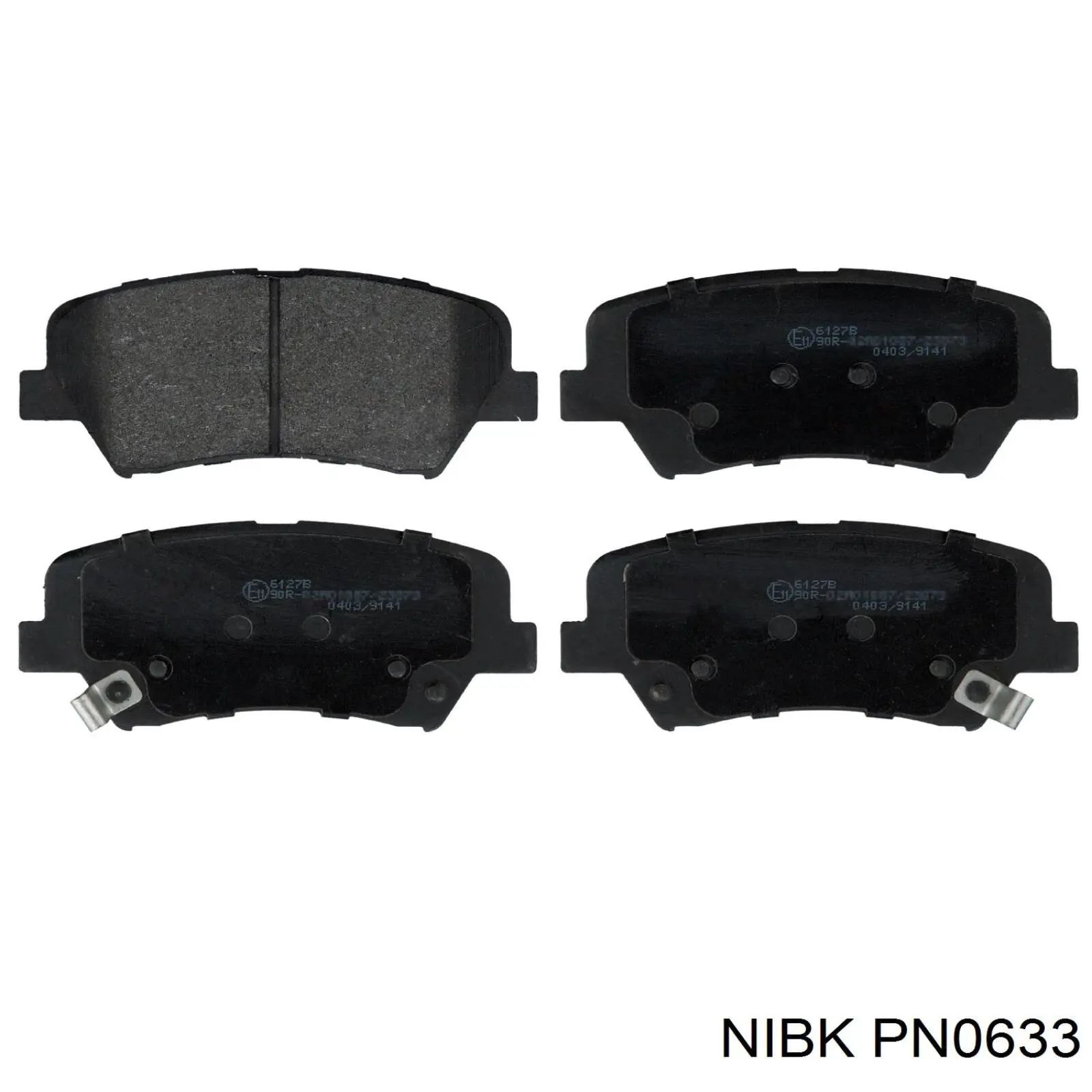 Колодки Nibk PN0633 цена, от 118.90 USD