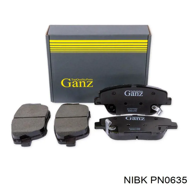 PN0635 Nibk Колодки передние