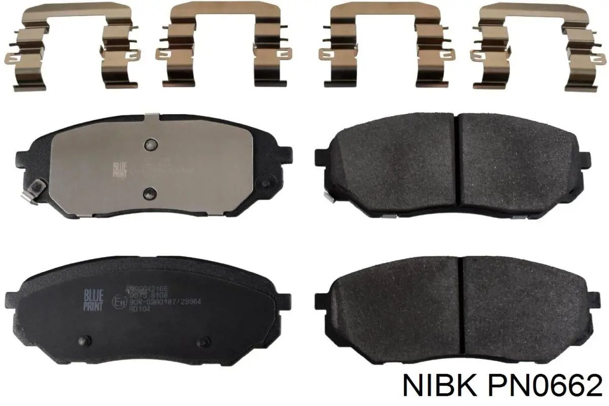 Колодки Nibk PN0662 цена, от 32.06 USD