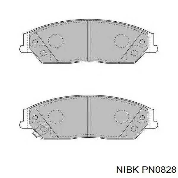 PN0828 Nibk Колодки передние