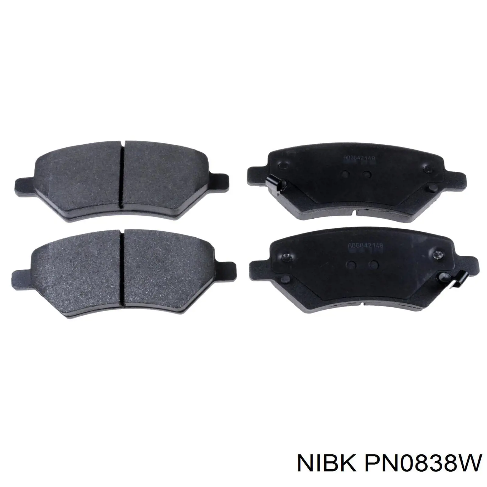 Купить PN0838W Nibk Колодки тормозные