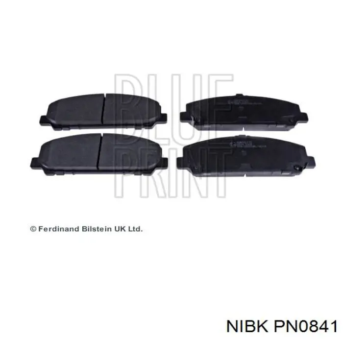 Колодки Nibk PN0841 цена, от 49.01 USD
