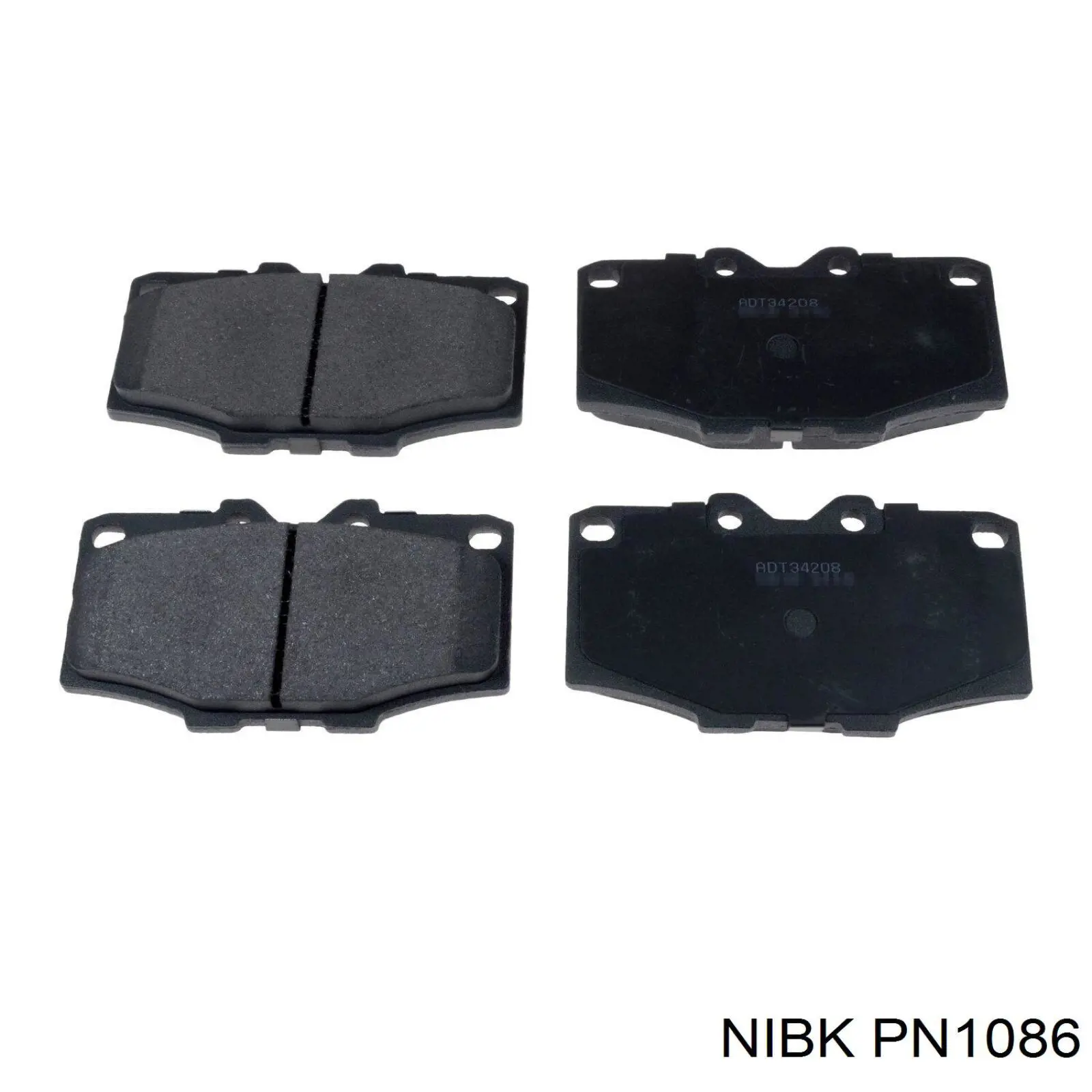 PN1086 Nibk Колодки передние