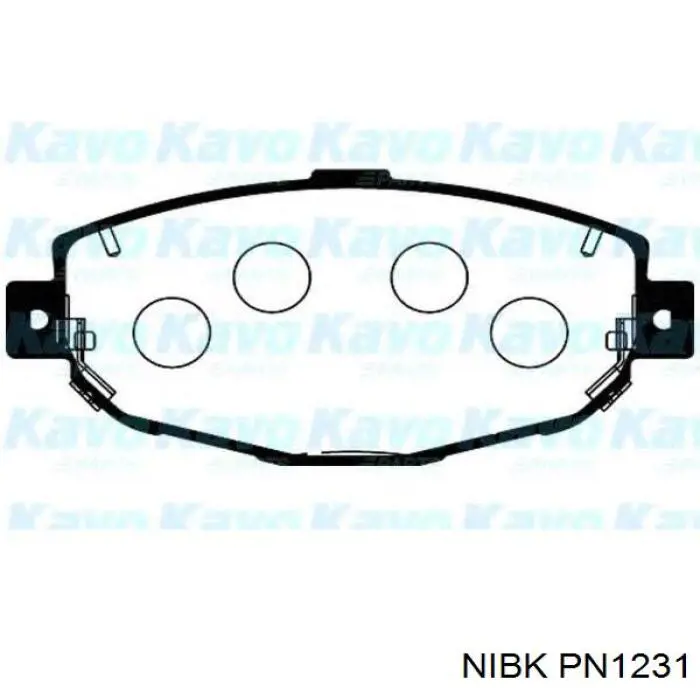 Передние тормозные колодки 0446524021 Toyota