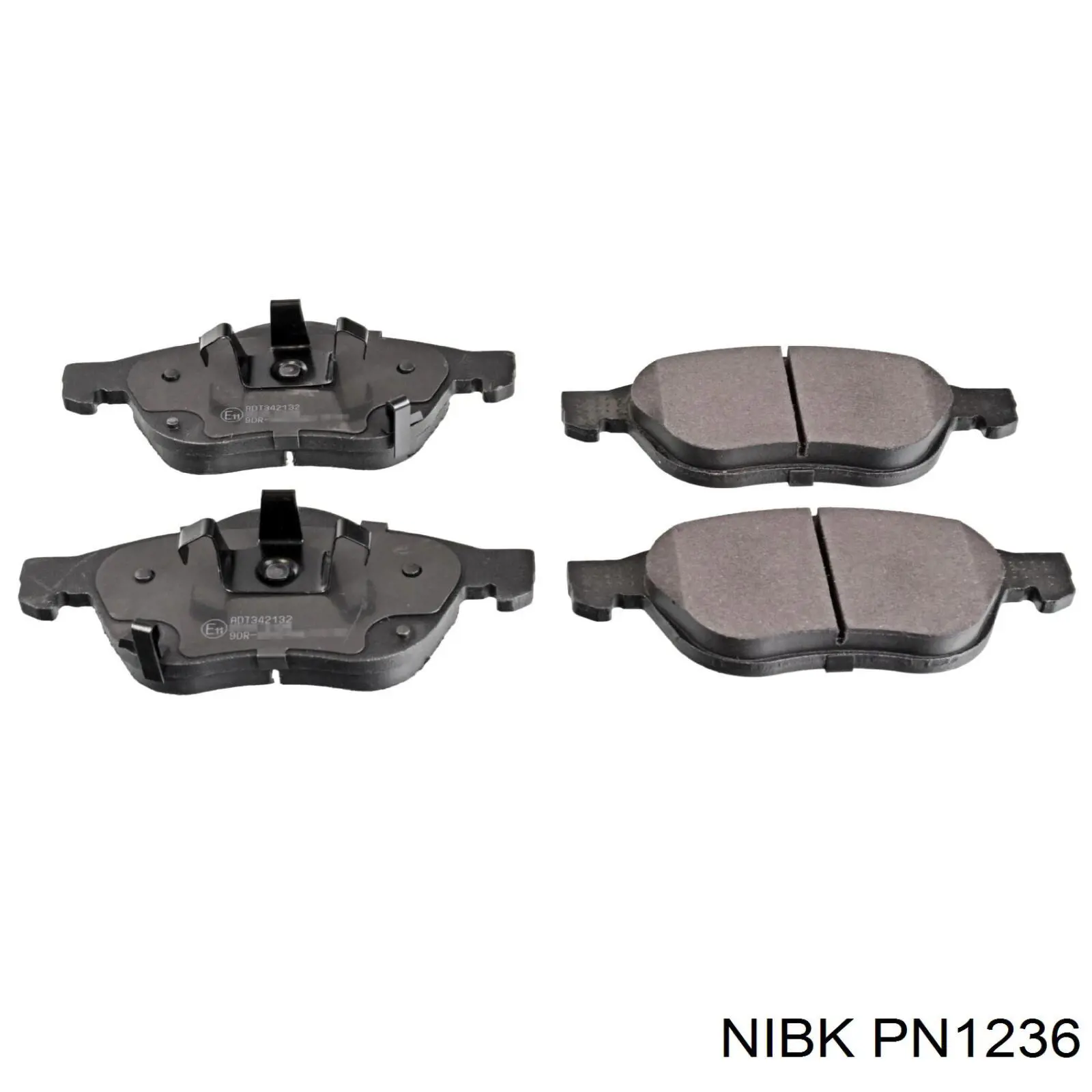 Колодки Nibk PN1236 цена, от 22.80 USD