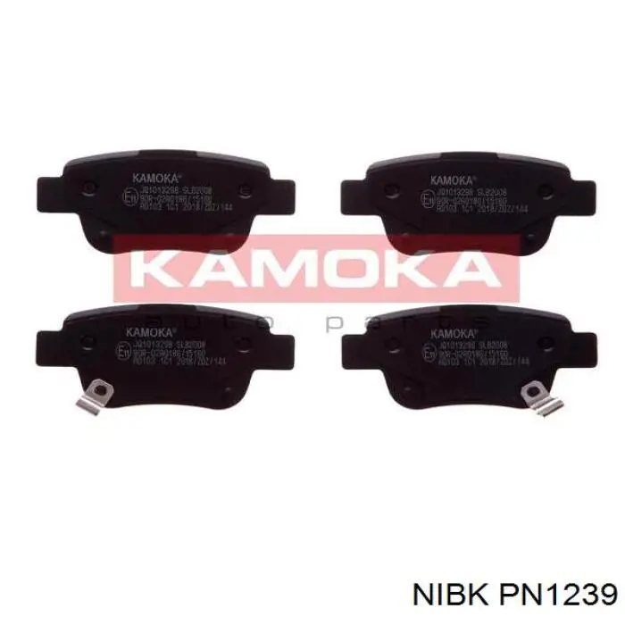 Купить PN1239 Nibk Колодки тормозные задние, дисковые