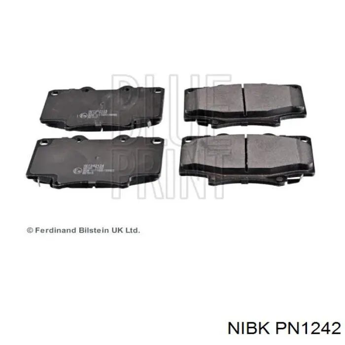 PN1242 Nibk Колодки передние