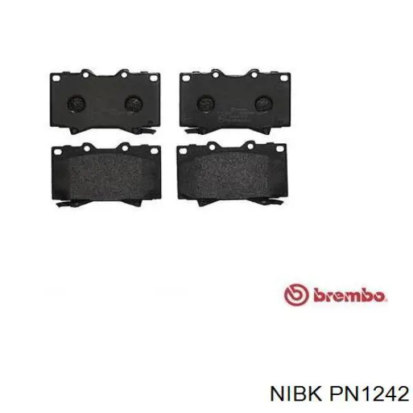 Колодки Nibk PN1242 цена, от 21.15 USD