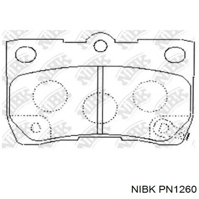 Купить D2109NM NIPPON MOTORS Колодки тормозные