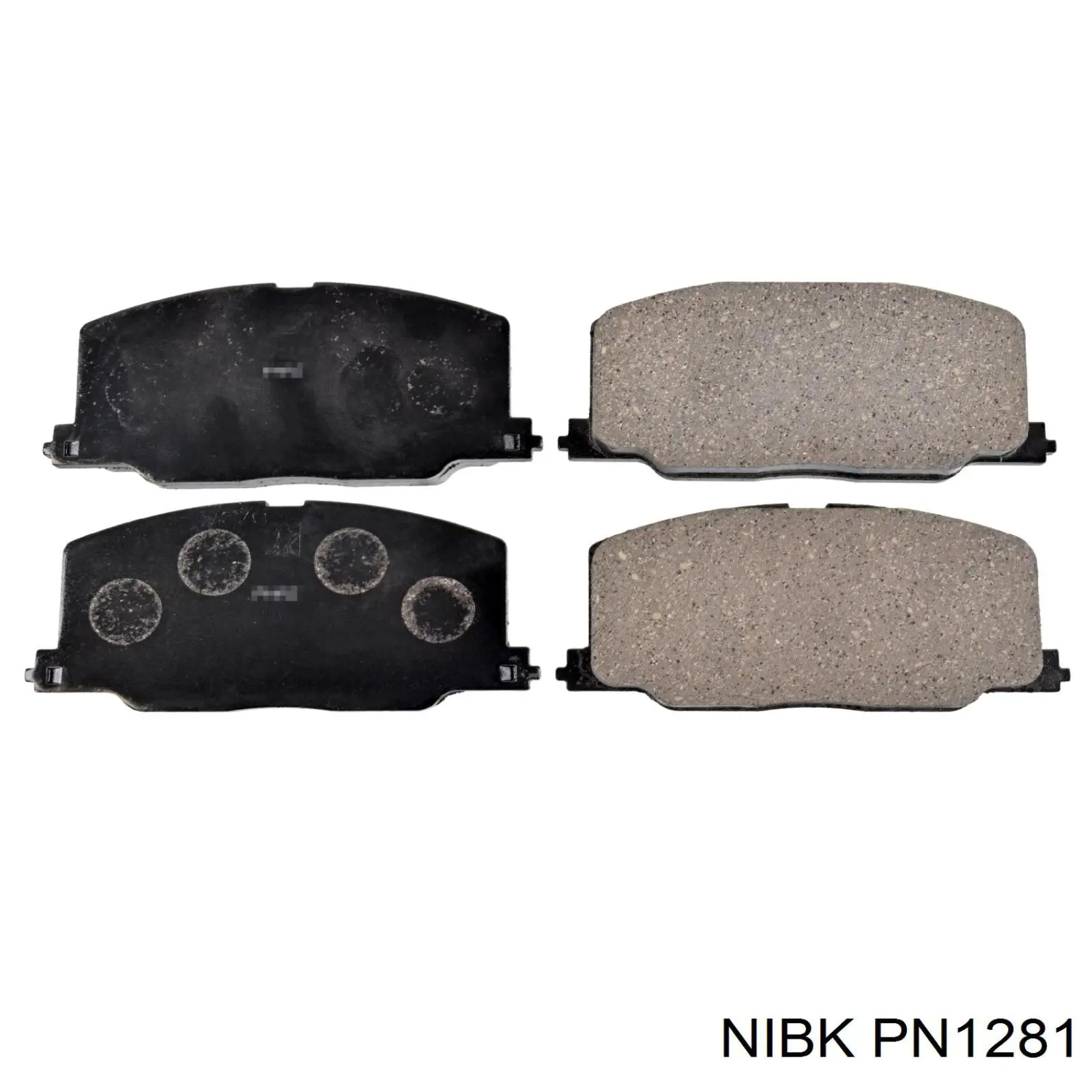 Передние тормозные колодки PN1281 Nibk