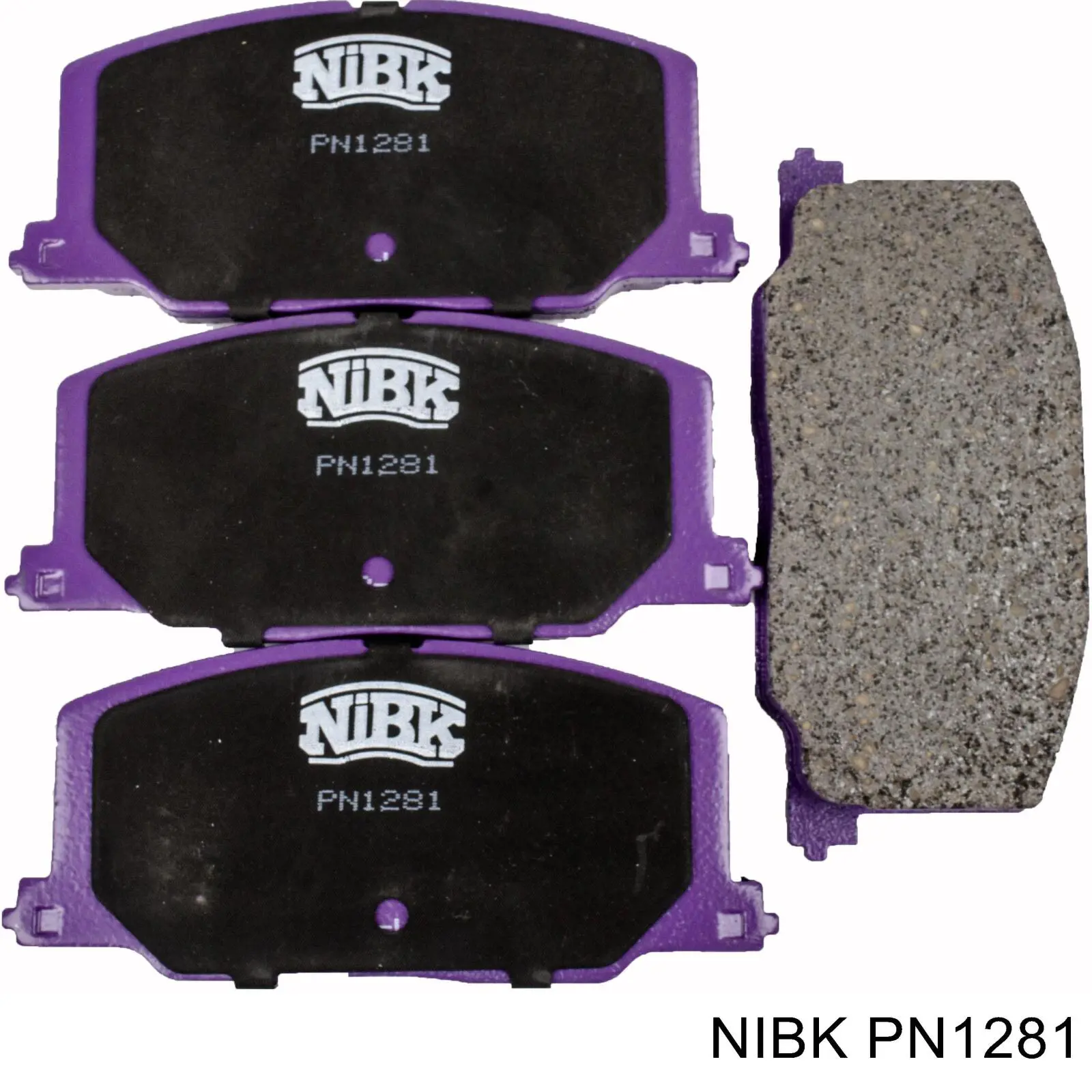 PN1281 Nibk передние тормозные колодки