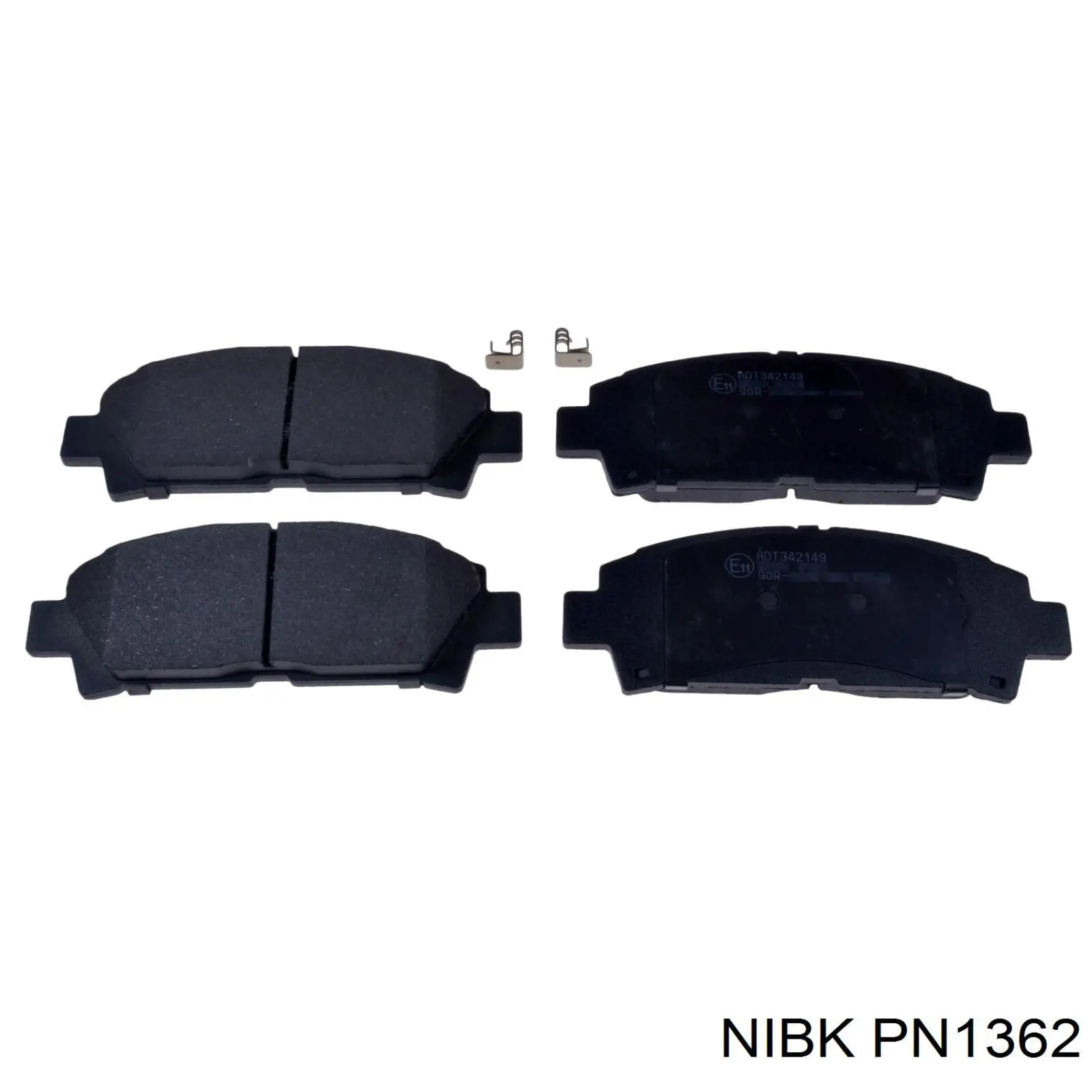 PN1362 Nibk Колодки передние