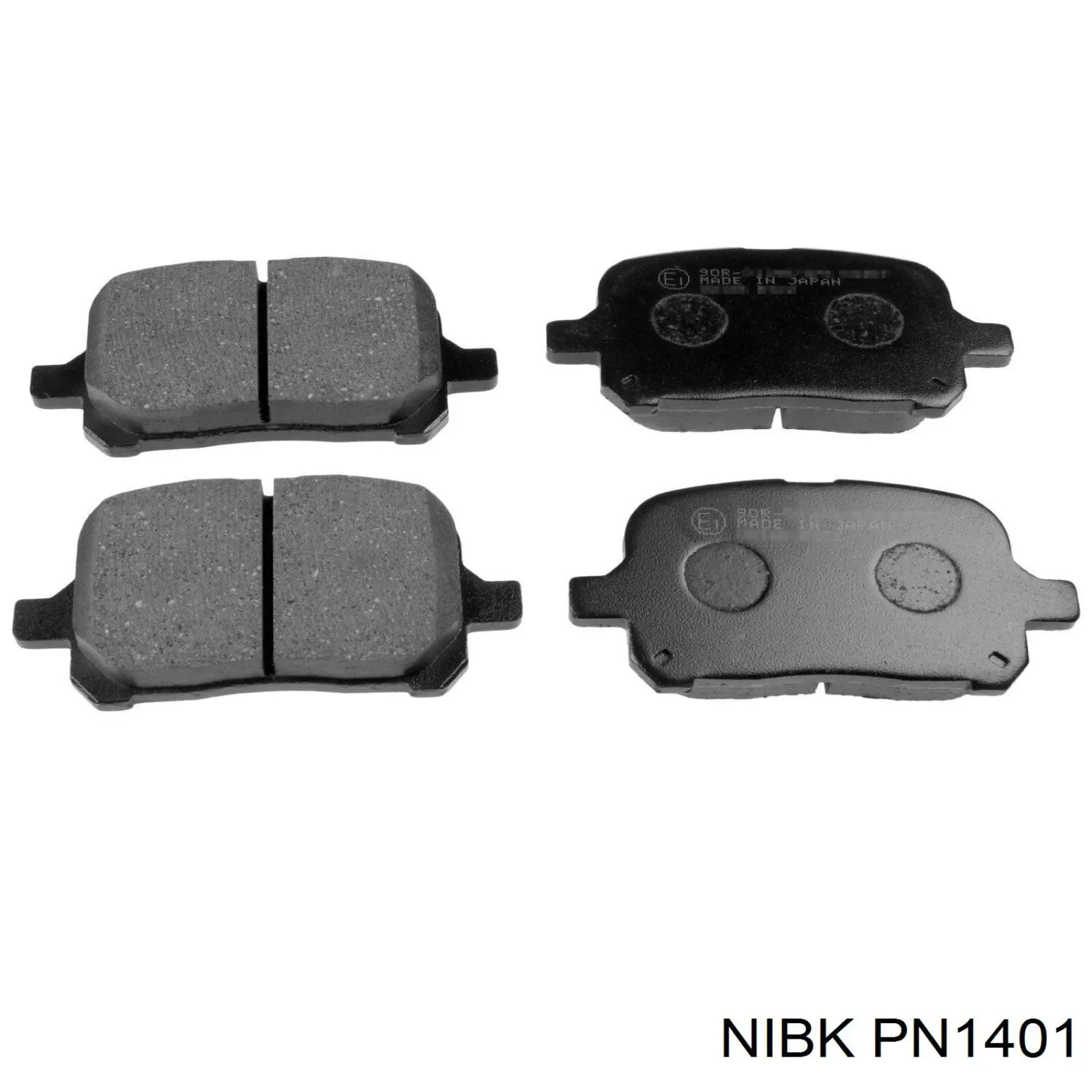 PN1401 Nibk Колодки передние