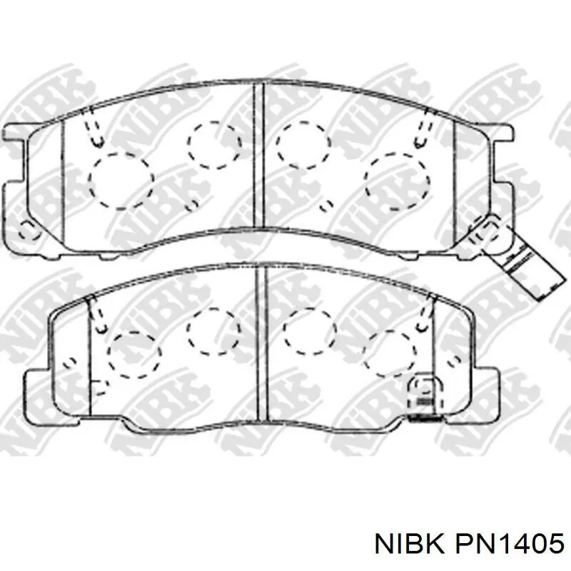 Купить D2164NM NIPPON MOTORS Колодки тормозные