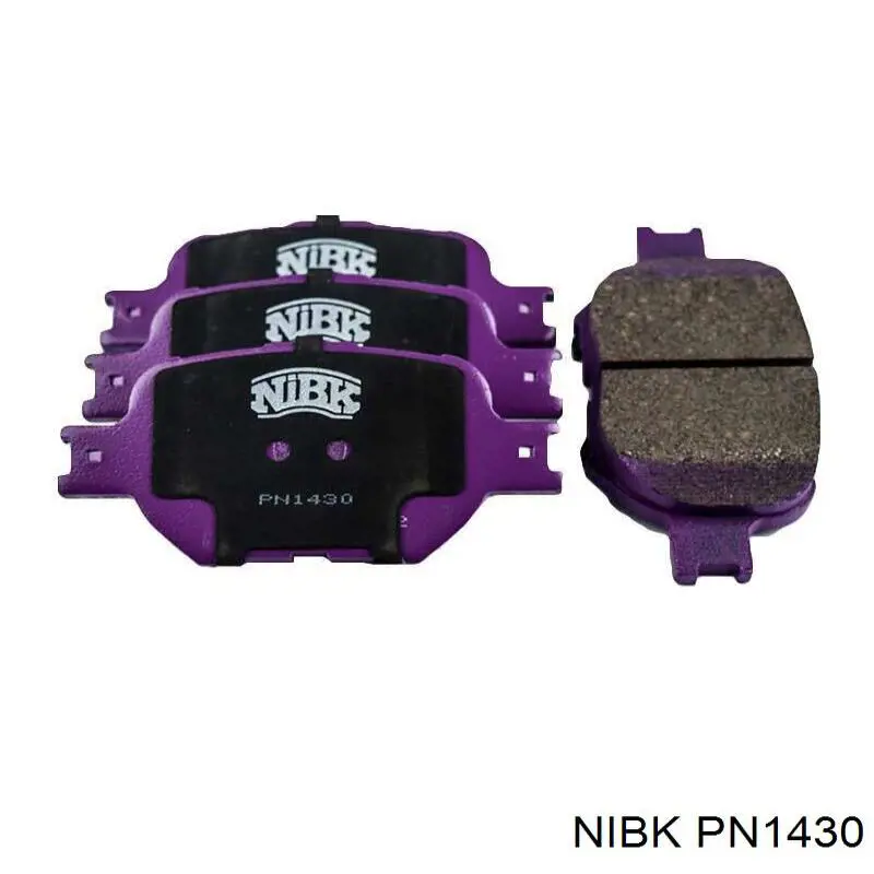 PN1430 Nibk Колодки передние