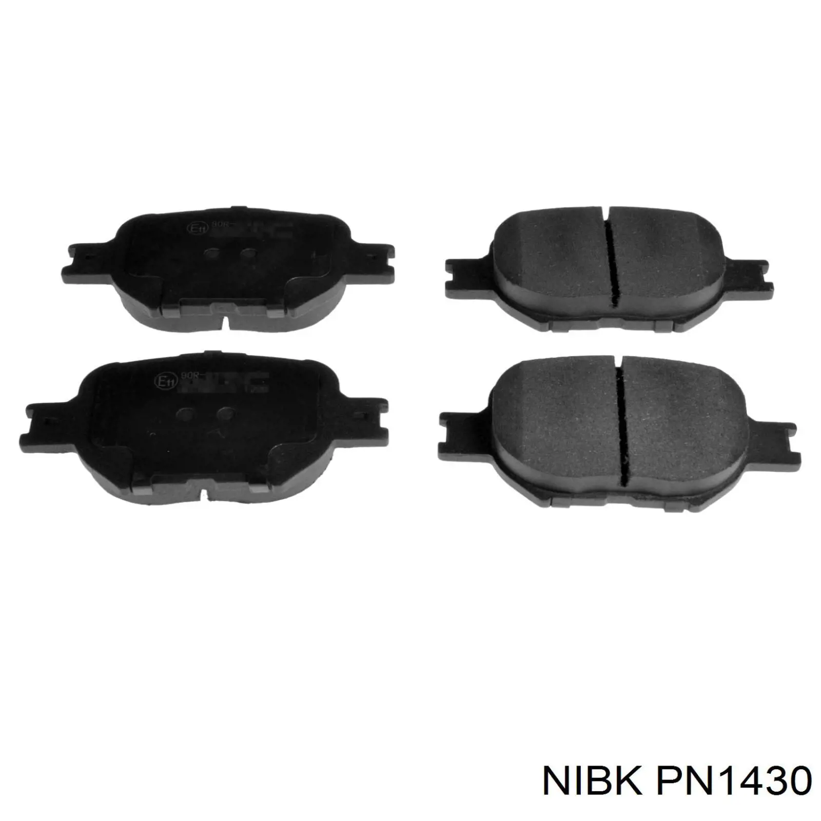 Колодки Nibk PN1430 цена, от 16.86 USD