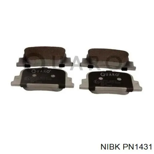 PN1431 Nibk Колодки тормозные дисковые комплект