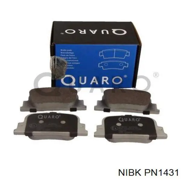 Задние тормозные колодки PN1431 Nibk
