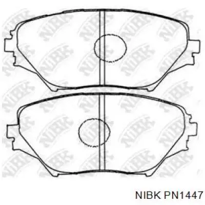 Колодки Nibk PN1447 цена, от 25.43 USD