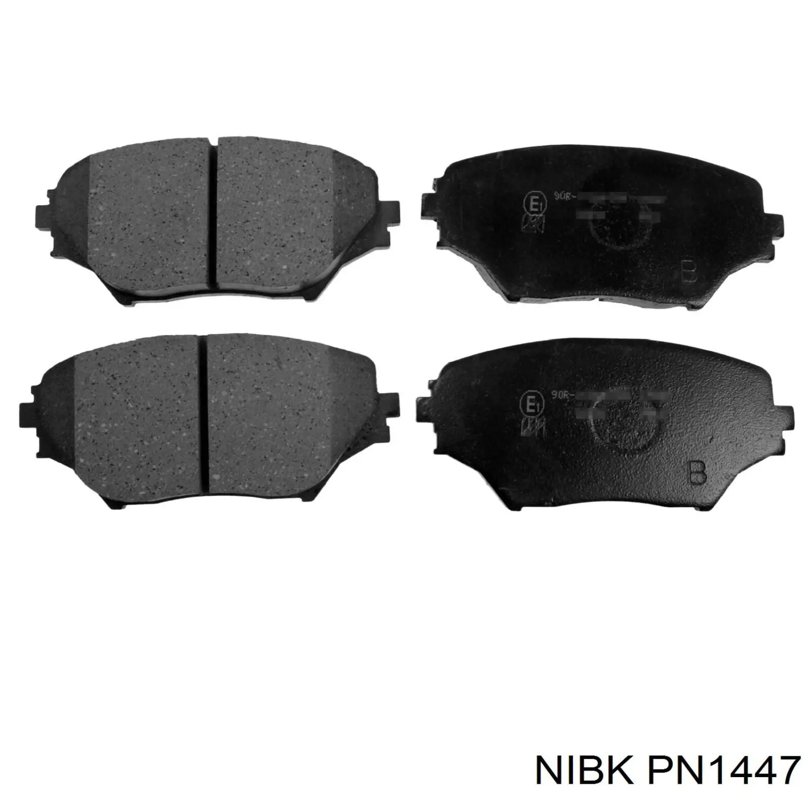 Передние тормозные колодки PN1447 Nibk