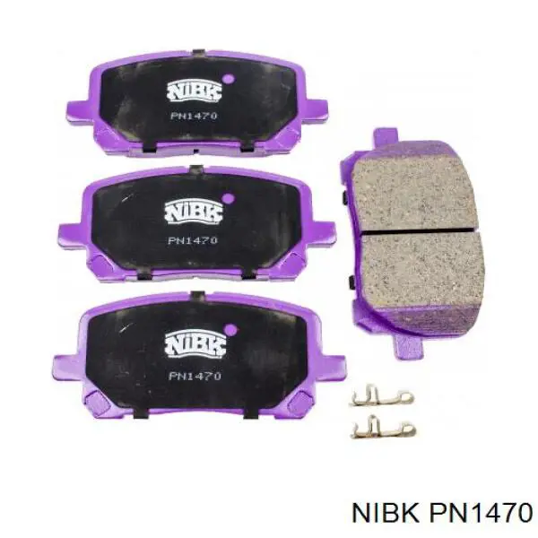 Передние тормозные колодки PN1470 Nibk