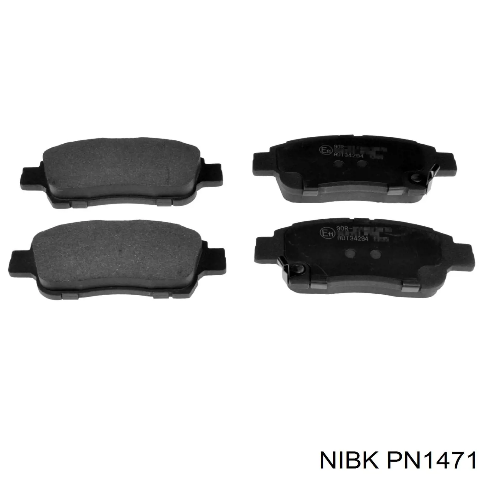 PN1471 Nibk Колодки передние