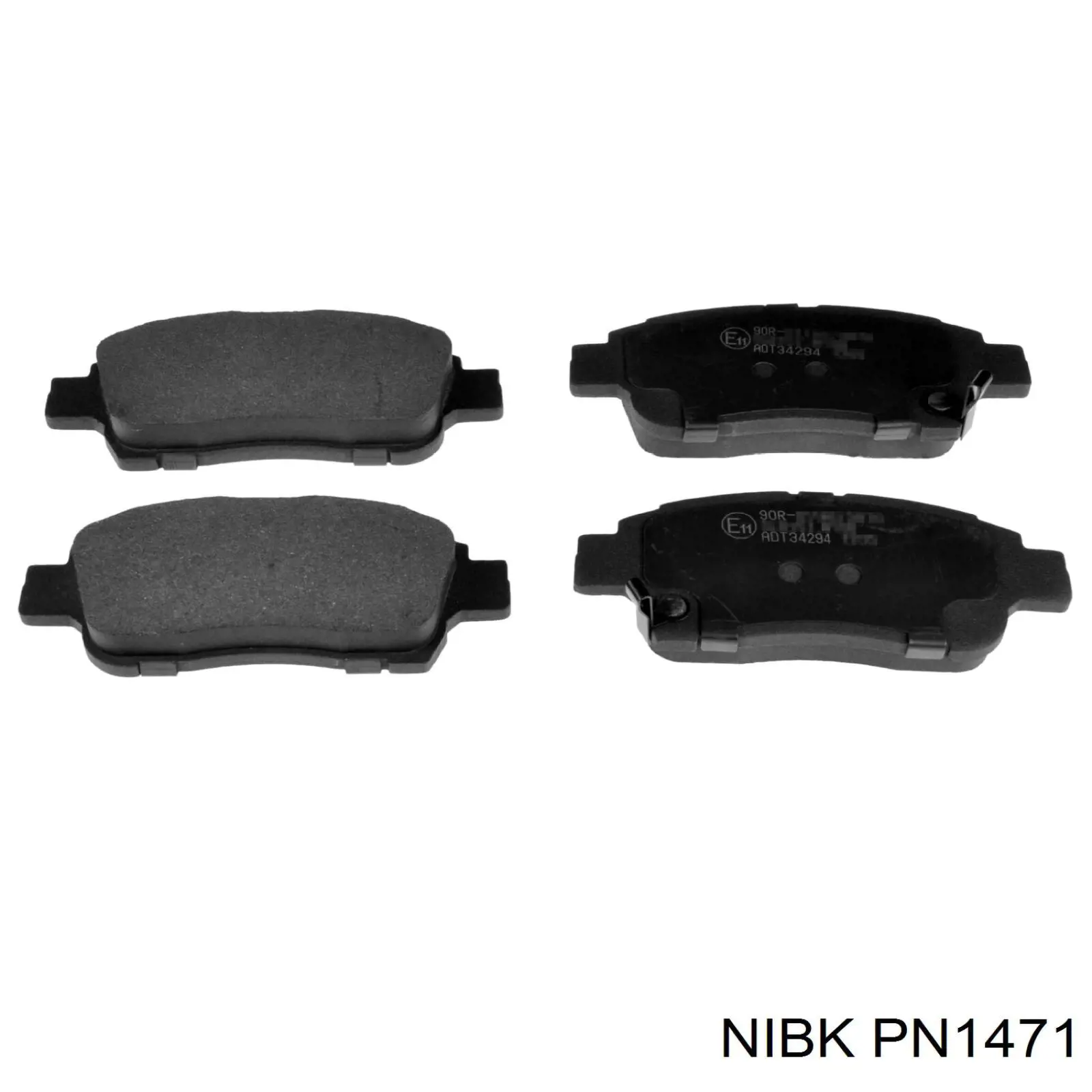 Колодки Nibk PN1471 цена, от 14.95 USD