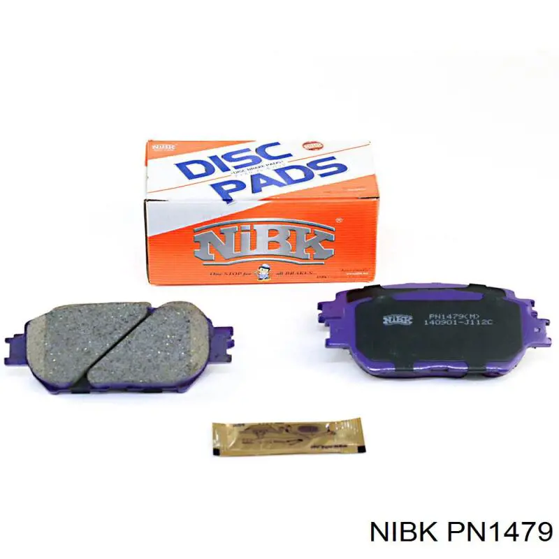 Передние тормозные колодки PN1479 Nibk