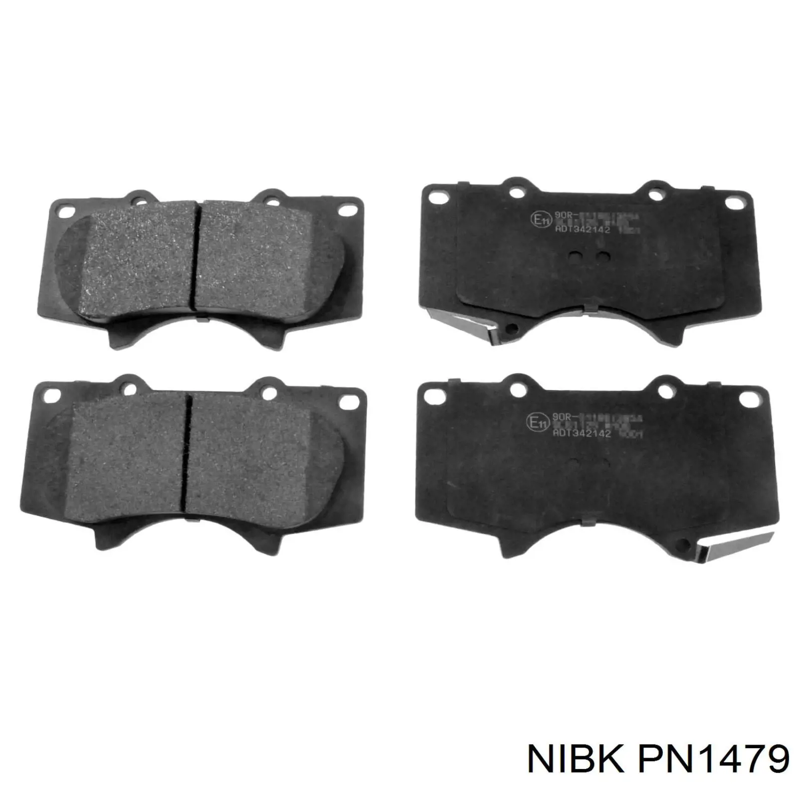 PN1479 Nibk Колодки передние