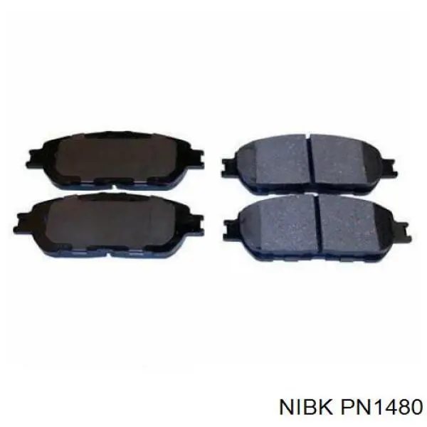 Купить PN1480 Nibk Колодки тормозные