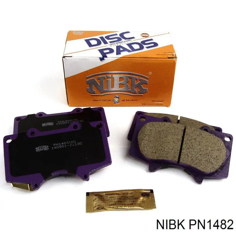 Колодки Nibk PN1482 цена, от 52.72 USD