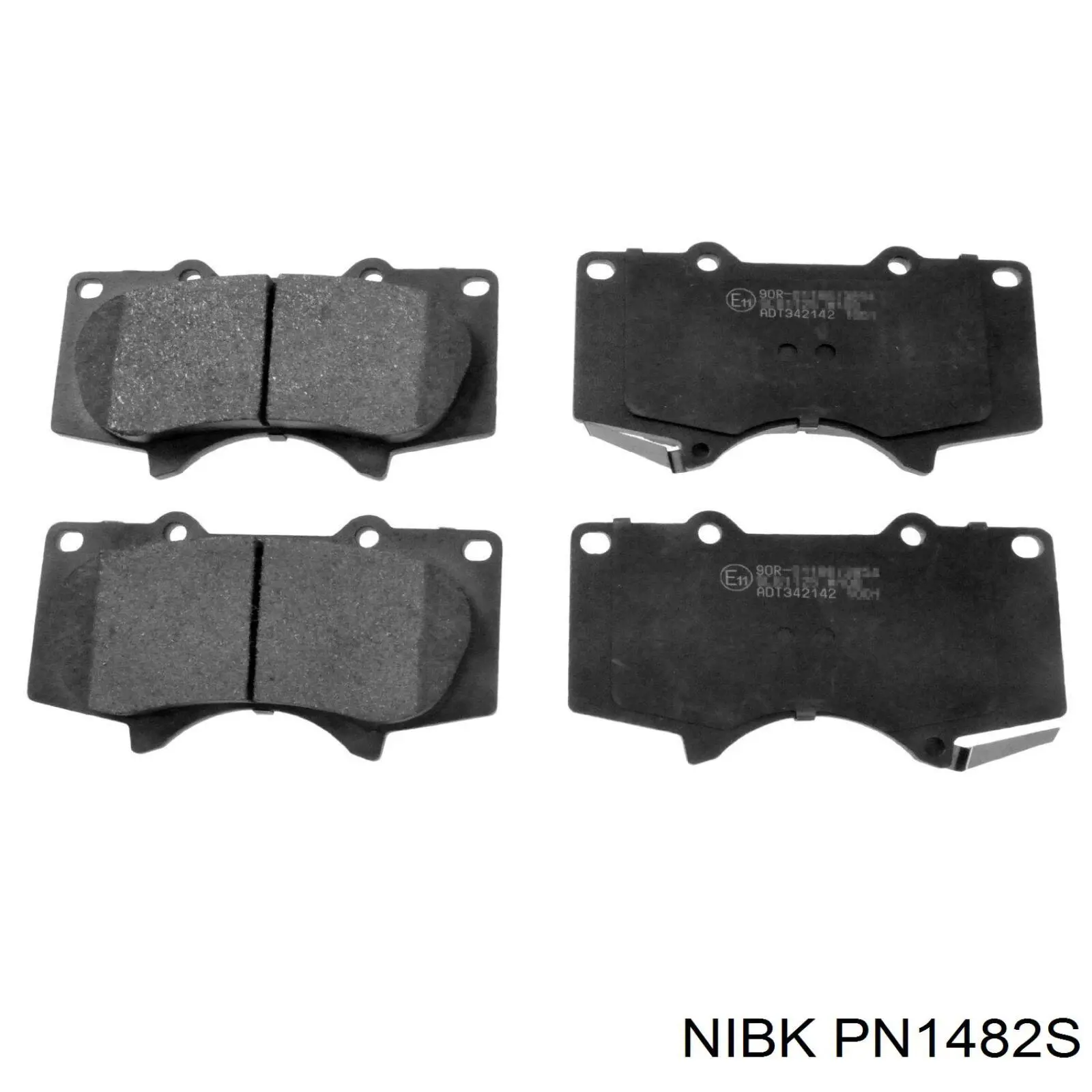 Колодки Nibk PN1482S цена, от 33.52 USD