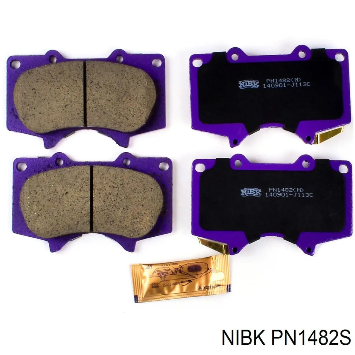 PN1482S Nibk Колодки передние