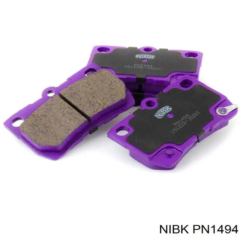 Задние тормозные колодки PN1494 Nibk