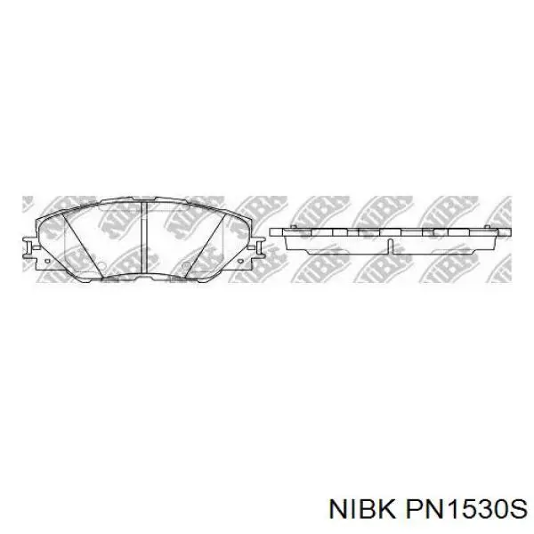 Купить PN1530S Nibk Колодки тормозные