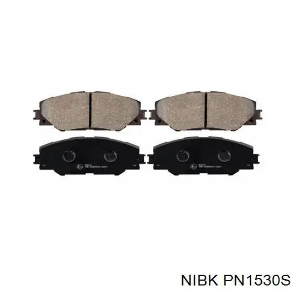 Передние тормозные колодки PN1530S Nibk