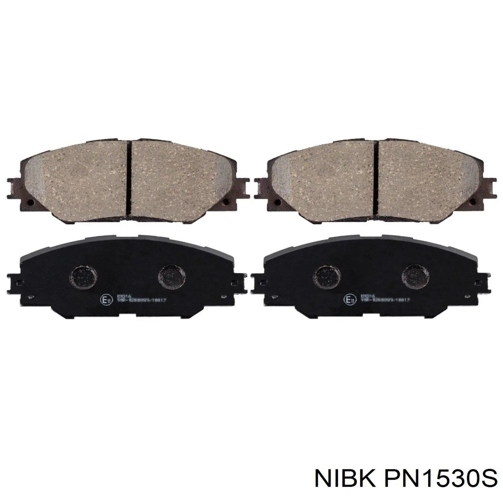 Колодки Nibk PN1530S цена, от 19.71 USD
