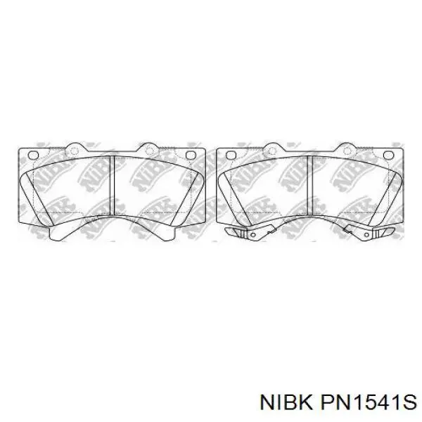 Колодки Nibk PN1541S цена, от 50.20 USD