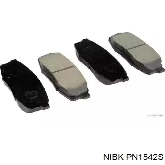 Колодки дисковые  Nibk PN1542S цена, от 31.67 USD
