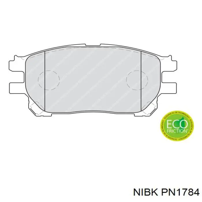 Купить PN1784 Nibk Колодки тормозные